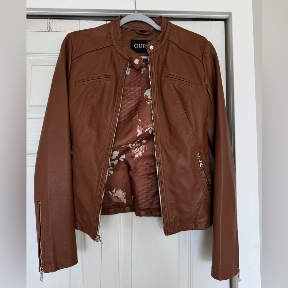 Guess faux leather jacket